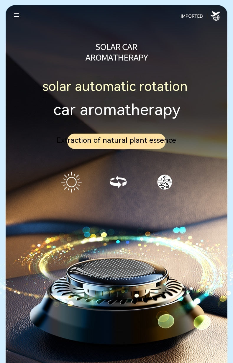 Solar Powered Portable Kinetic Car Air Freshener
