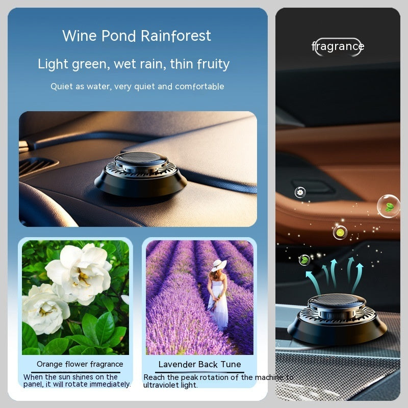 Solar Powered Portable Kinetic Car Air Freshener
