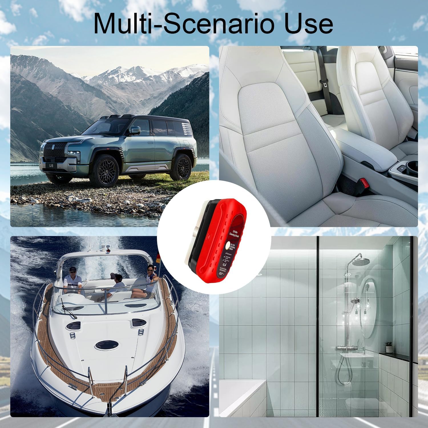 Automotive Oil Film Cleaning Brush
