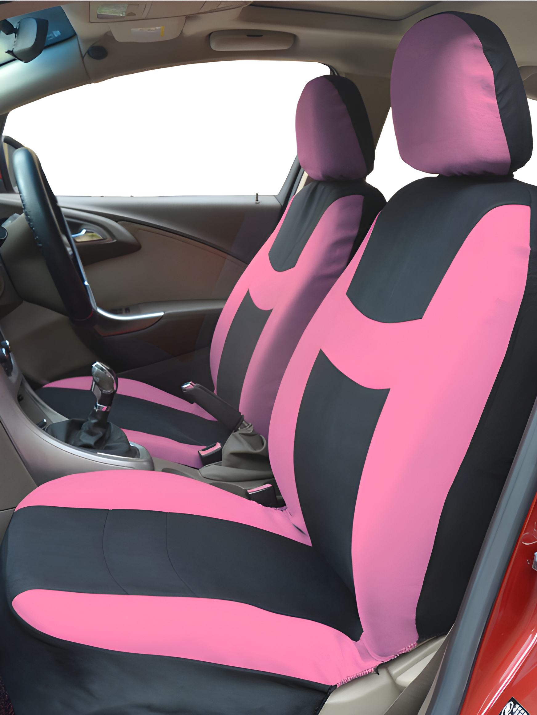 Stylish 5-Seat Comfort-Fit Car Seat Covers - Durable, Easy-to-Clean Polyester Protection for Vehicles